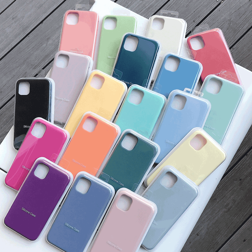 for iPhone Apple 16 Silicone Case Customized Logo Liquid Silicone Cover Microfiber Silicon Back Shell for iPhone 16 15 14 13 12