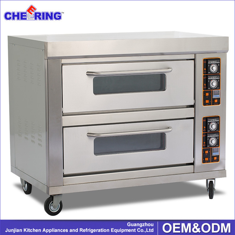 Commercial Industrial Stainless Steel 3 Decks 6 Trays electrical Baking Oven Cake restaurant kitchen equipment supplier