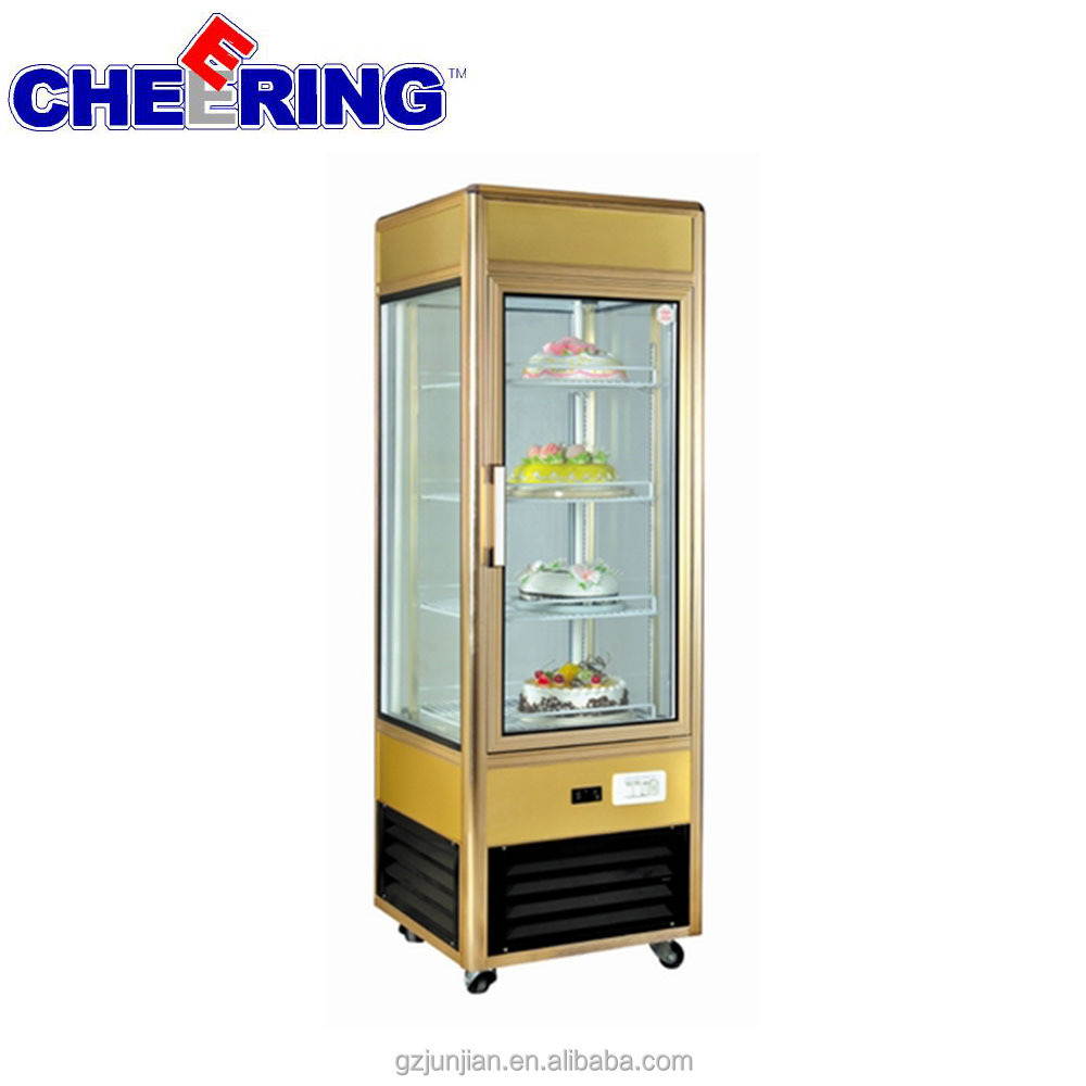 Used glass cake showcase/cake display cabinet/display cake refrigerator showcase