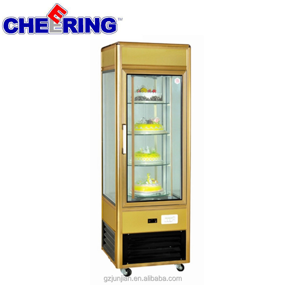 Used glass cake showcase/cake display cabinet/display cake refrigerator showcase