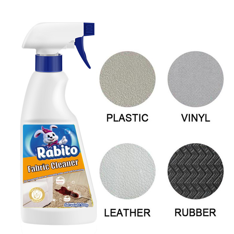 Fabric Cleaning Spray Car Interior Ceiling Cleaner Fabric Flannel Leather Seat Decontamination Car Cleaner