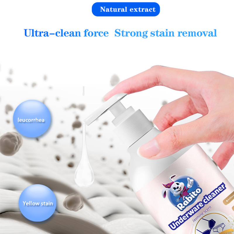 Underwear Cleaner High Efficiency Lingerie Wash Liquid Detergent For Scented Panty Washing Detergent Gentle Detergent