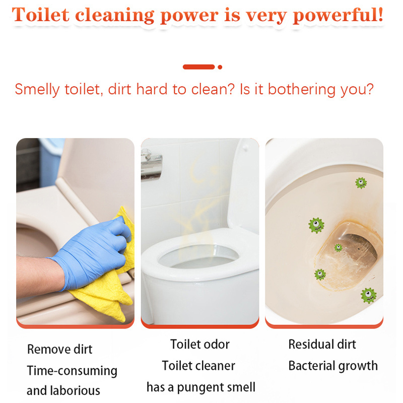 Flower Aromatic Toilet Gel Remove Odors Leave Toilet Cleaner Gel No Traces Comfortable Smell Fragrance Toilet Gel Stamp