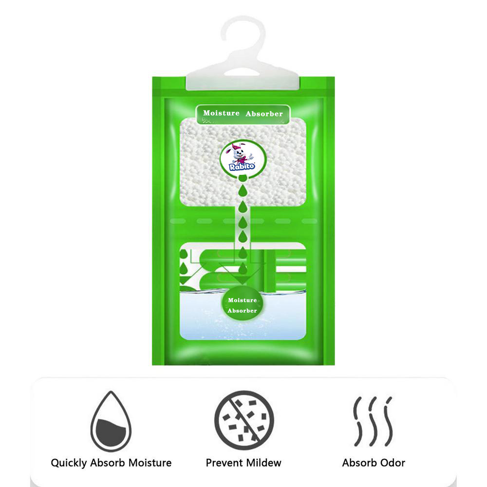 Moisture Absorber And Odor Eliminator Hanging Bags Dehumidification Bags Moisture Absorber Bags