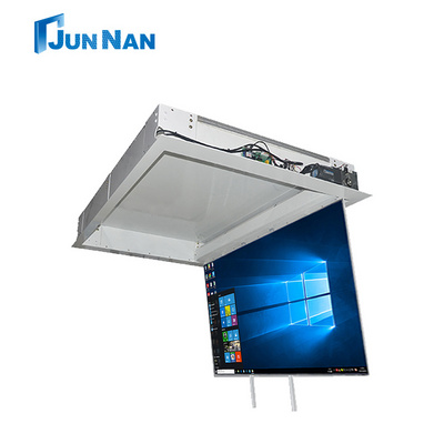 Factory wholesale price hidden ceiling tv mount brackets automatic flip down motorized tv ceiling lift