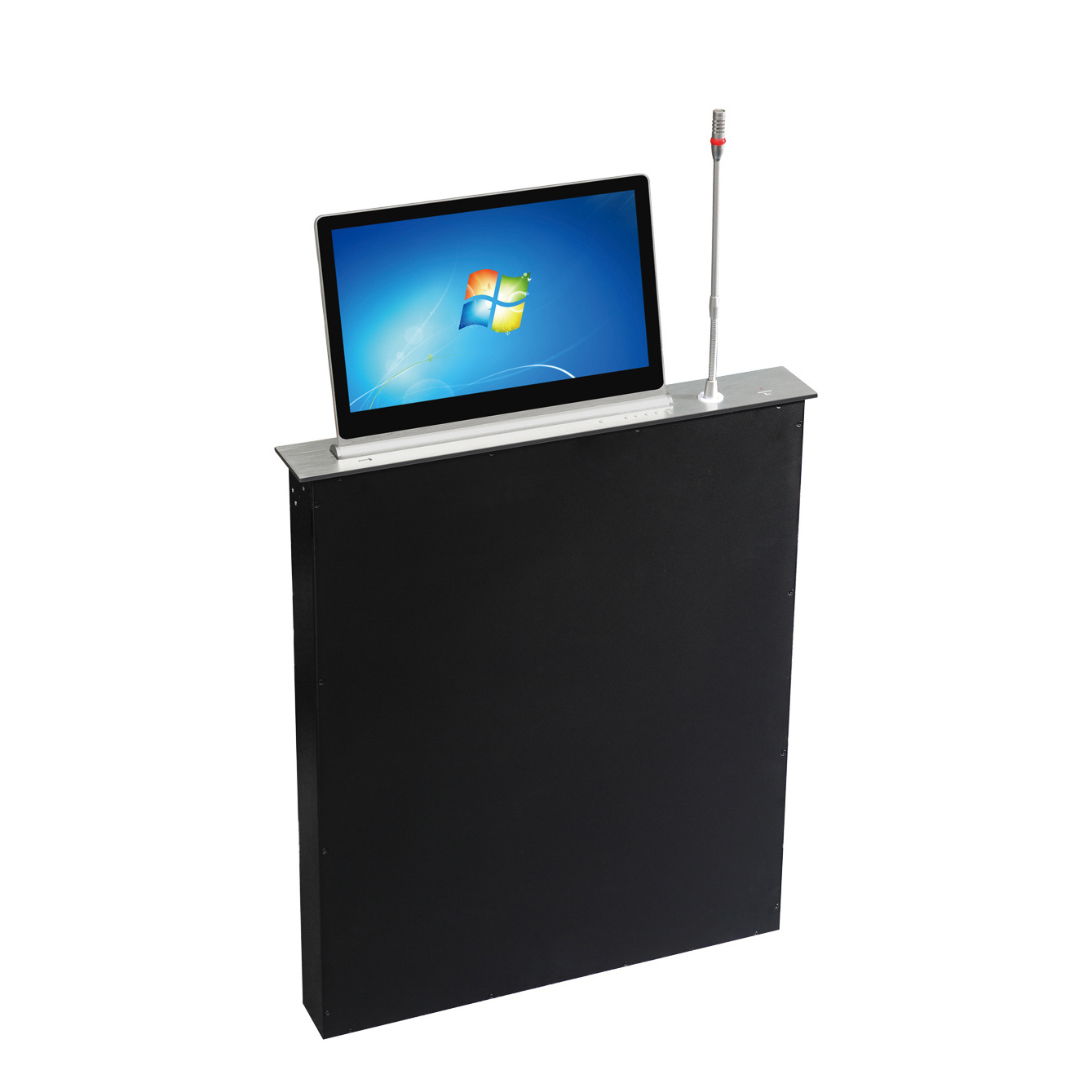 Custom Computer Monitor Lift Audio System Paperless Video Conference System for Pop up Lcd Lift