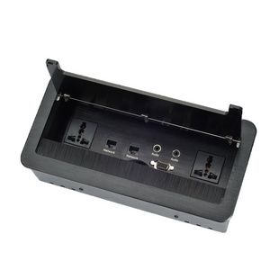 office meeting room conference table used multimedia universal power desktop socket outlet