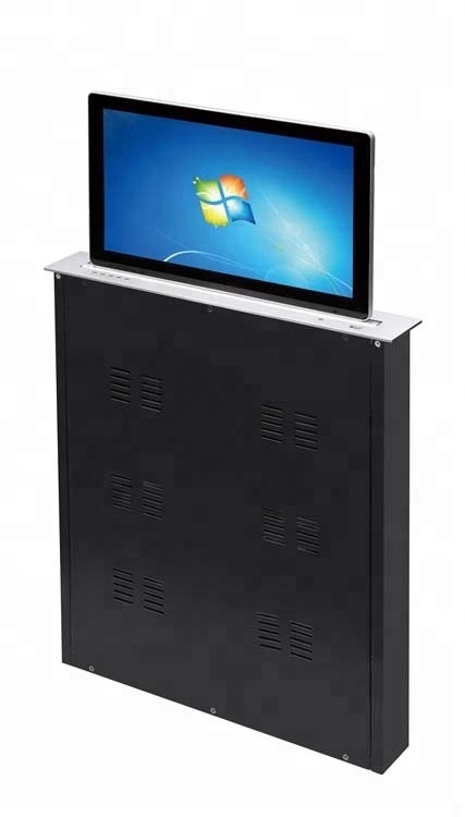 Custom Computer Monitor Lift Audio System Paperless Video Conference System for Pop up Lcd Lift