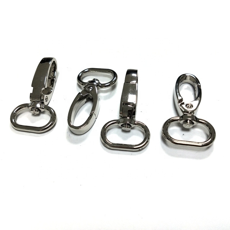 10.5G nickel color lanyard hardware bag hook buckle lobster claw trigger snap hook for handbag manufacture