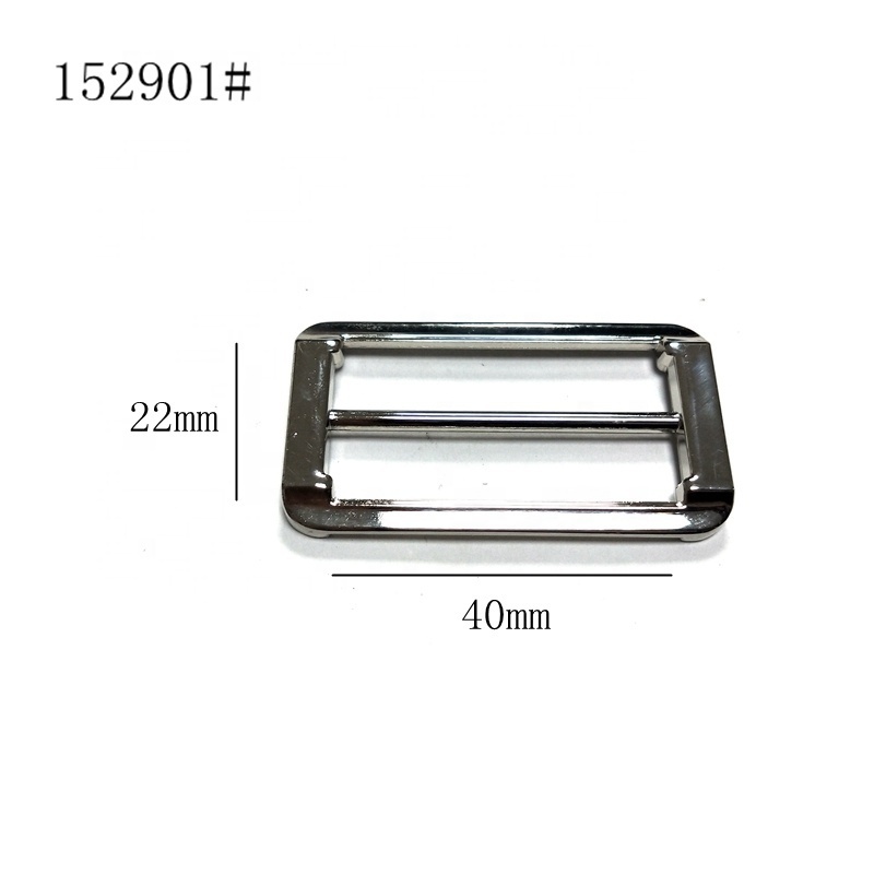 Manufacture and wholesale handbag fitting and accessories metal belt buckle with roller bag adjuster buckle clips