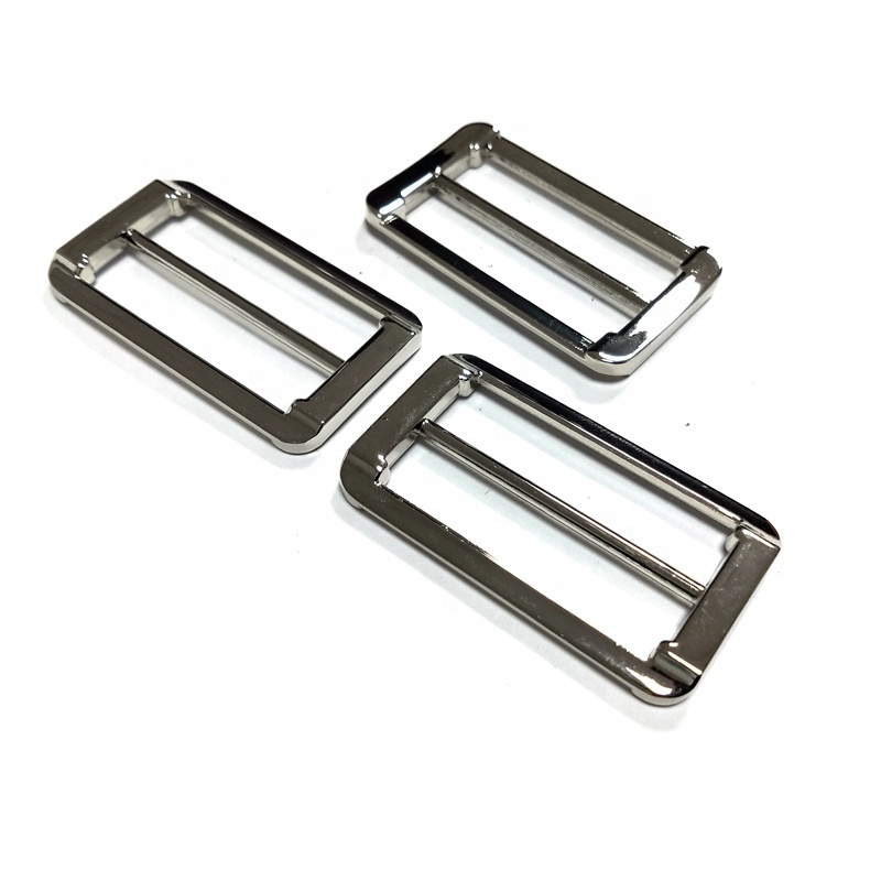 Manufacture and wholesale handbag fitting and accessories metal belt buckle with roller bag adjuster buckle clips