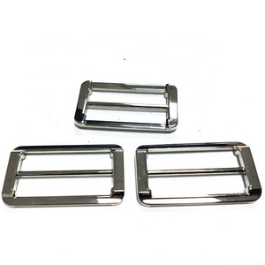 Manufacture and wholesale handbag fitting and accessories metal belt buckle with roller bag adjuster buckle clips