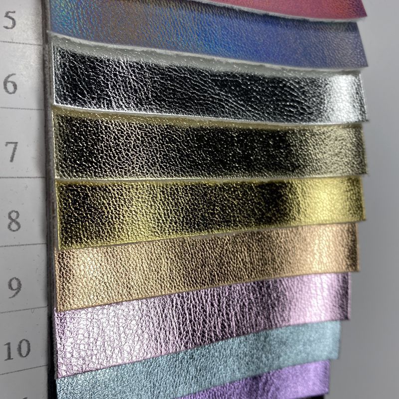 Metallic Faux Leather Product For Making Bags Shoes Fabric