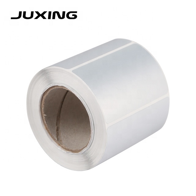 Juxing 30x20mm*400pcs Thermal Transfer Glossy Blank Label Self adhesive Stickers for car accessories stickers commuter