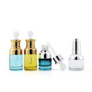 20ml clear anointing oil glass bottles recycle fancy special design dropper bottles for personal care with dropper cap