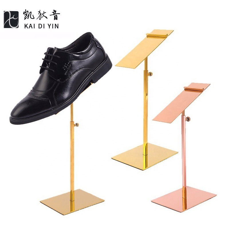 Stainless steel shoe display stand, shopping mall special shoe bracket display rack