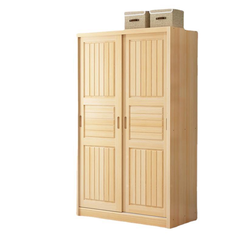 Bedroom Furniture Door Solid Wooden Clothes Mirror bedroom Wardrobe closet