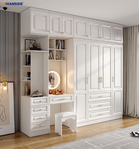 wholesale custom modern wooden wall bedroom furniture design wardrobes cabinet