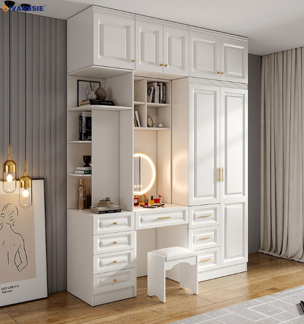 wholesale custom modern wooden wall bedroom furniture design wardrobes cabinet