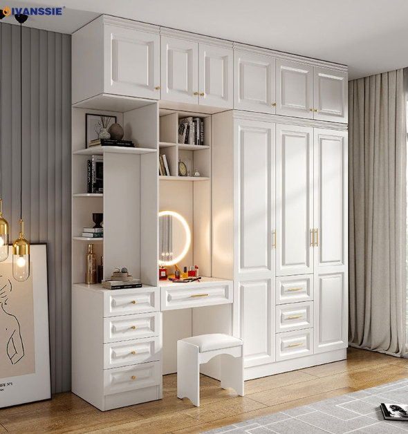 wholesale custom modern wooden wall bedroom furniture design wardrobes cabinet