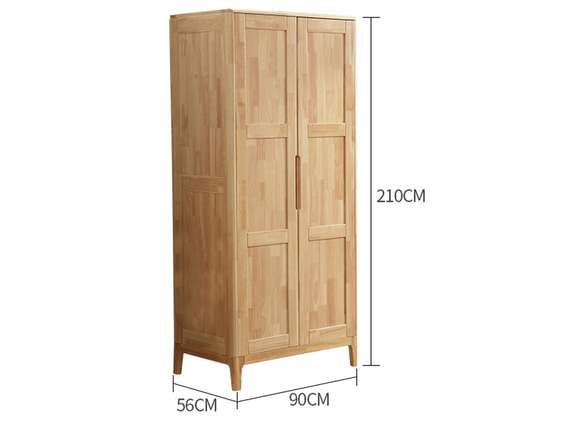 Wood Bedroom Furniture Wardrobe Closet Organizer Modern Wooden Chest Drawers Cabinet