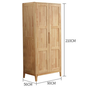 Wood Bedroom Furniture Wardrobe Closet Organizer Modern Wooden Chest Drawers Cabinet