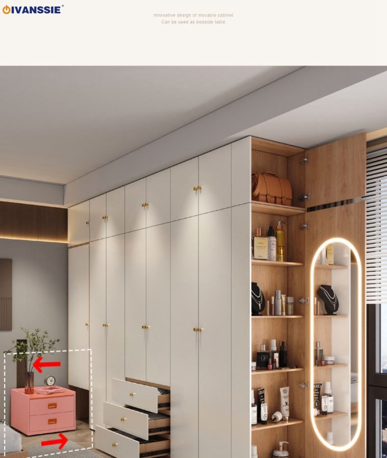 assembled wardrobe modern wardrobes mdf plywood walk in closet wooden wardrobe closet in bedroom