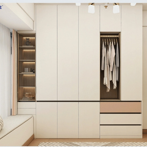 Custom wardrobe closet 2022 wooden wardrobe cabinet clothes closet drawer wardrobe cabinet with drawer