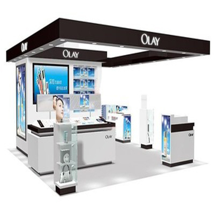 Hot Sale Showcase for Beauty Products Cosmetics Shop and Mall Kiosk Ideas for Shopping Malls