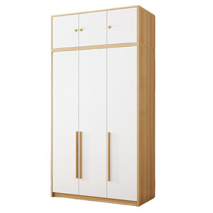 Modern Simple Wooden Bedroom Wardrobe Set Foldable Closet Cabinet with Open Door Different Types for Storage