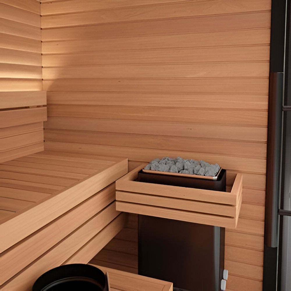 2022 sauna manufacturers imported solid wood sauna room 2 people indoor therapy far infrared sauna for sale