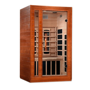 Two Person Full Spectrum Infrared Sauna Near Zero EMF Energy Efficient Design with Canadian Cedar