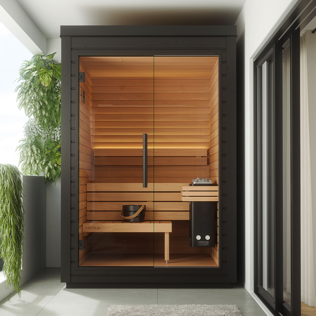 2022 sauna manufacturers imported solid wood sauna room 2 people indoor therapy far infrared sauna for sale