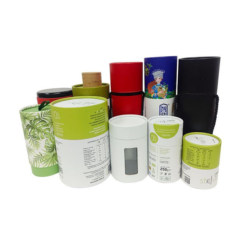 Customized food grade paper tube box packaging Any size paper tube can be customized Tea, food packaging paper tube