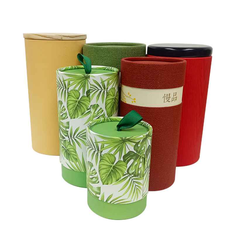 Customized food grade paper tube box packaging Any size paper tube can be customized Tea, food packaging paper tube