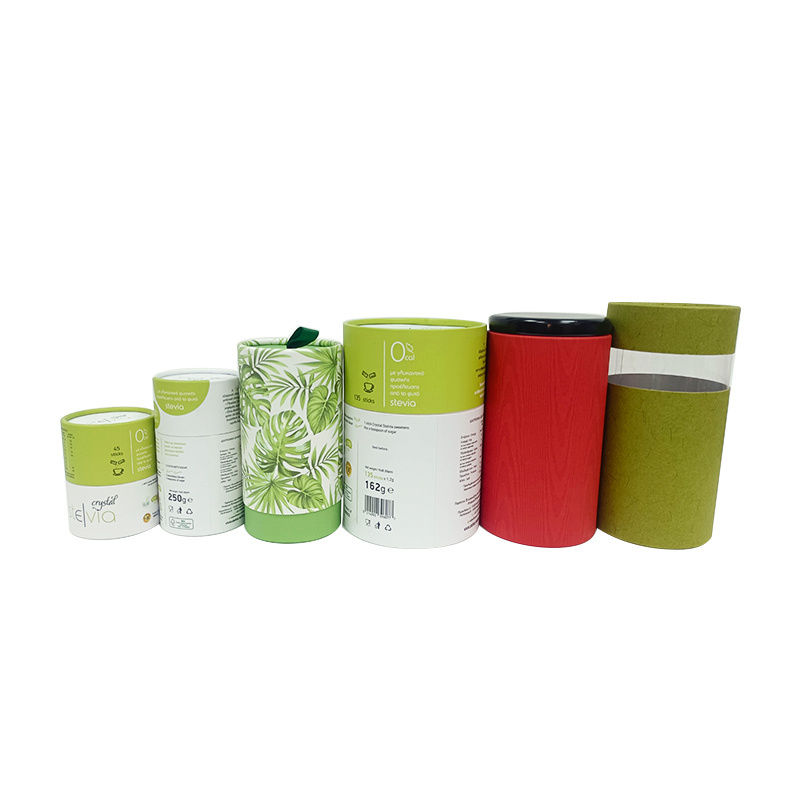 Customized food grade paper tube box packaging Any size paper tube can be customized Tea, food packaging paper tube