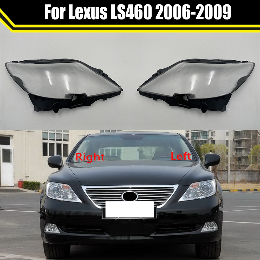 Car Protective Headlight Glass Lens Cover Shade Shell Auto Transparent Light Housing Lamp For Lexus LS LS460 LS600HL LS430 LS400