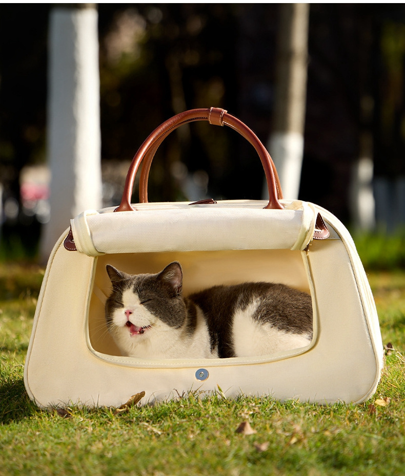 Wakytu C148 Pet Stroller Multifunctional Cat Dog Carrier Seat Bag Travel Products Pet Carriers With Wheels