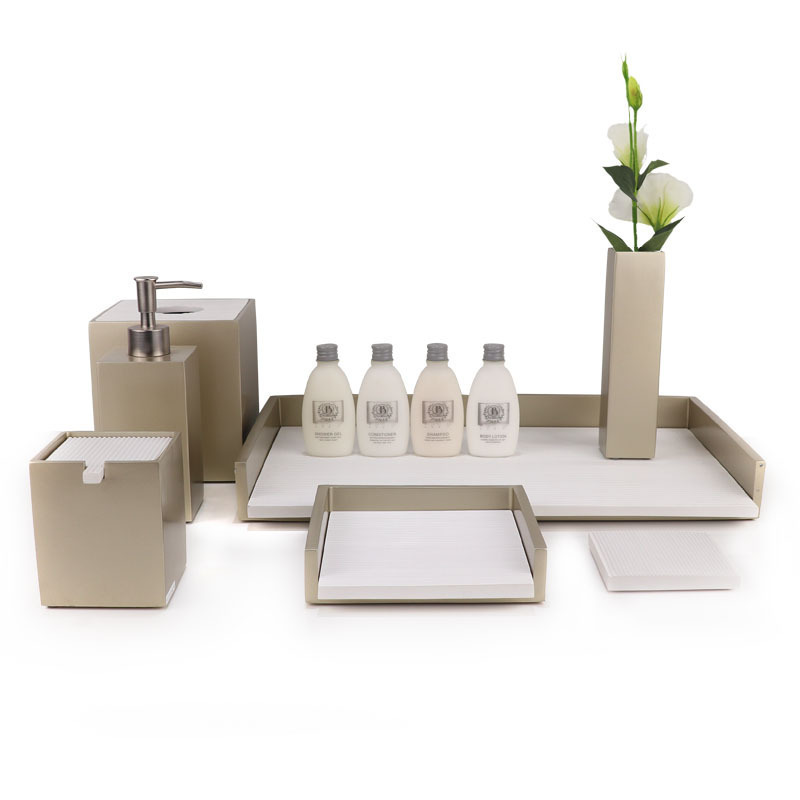 Luxury Hotel Melamine Tray Set Kettle with Tea Set Tray Hotel Bedroom Set