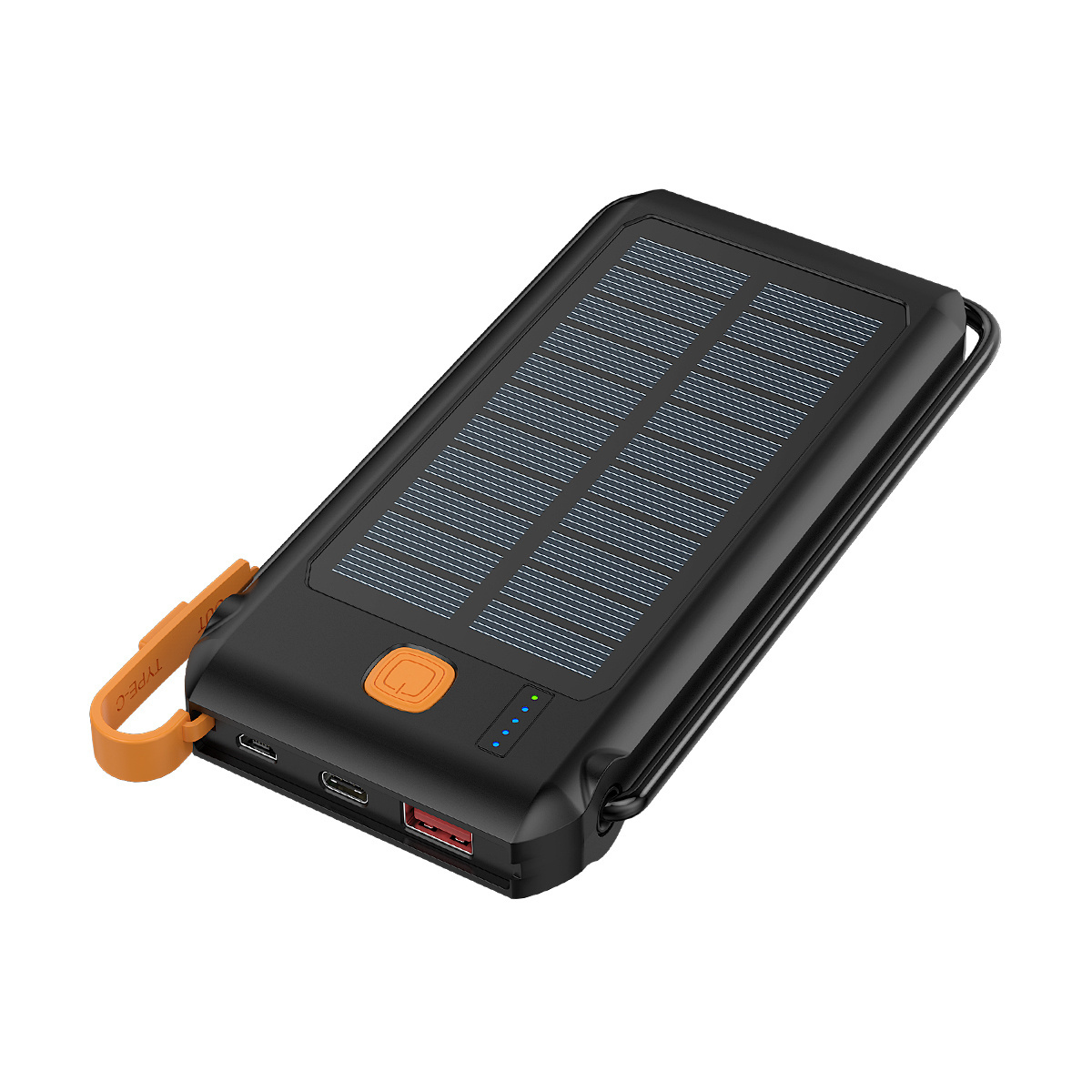 dual usb 24000mAh Waterproof IP66 Solar Power Bank mobile phone charger with LED Light power bank 20000mah