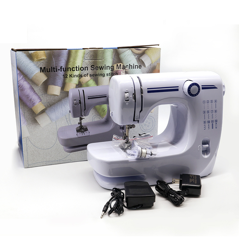 ufr-608 mini sewing machine household used long arm industrial singer overlock lockstitch electric wig sewing machine