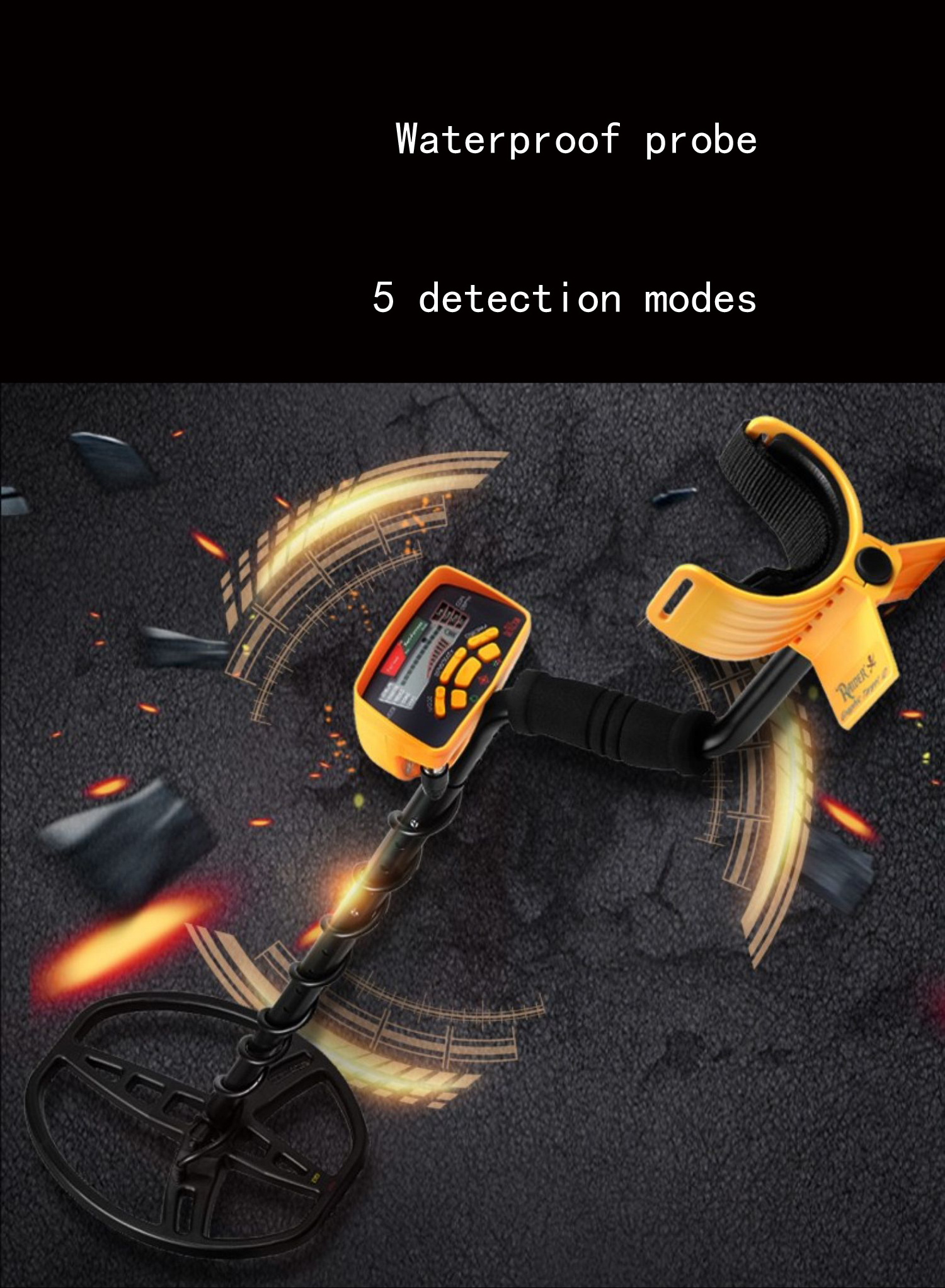 Metal detector underground treasure finder industrial metal detectors  outdoor archaeological gold silver copper treasure