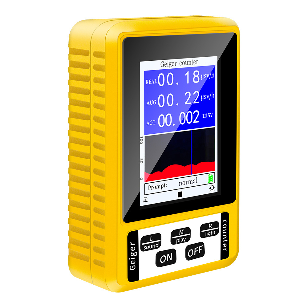 New 2023 Upgraded Nuclear Radiation Detector Geiger Counter Ionizing Radiation Tester Safety Inspection Equipment BR-9C