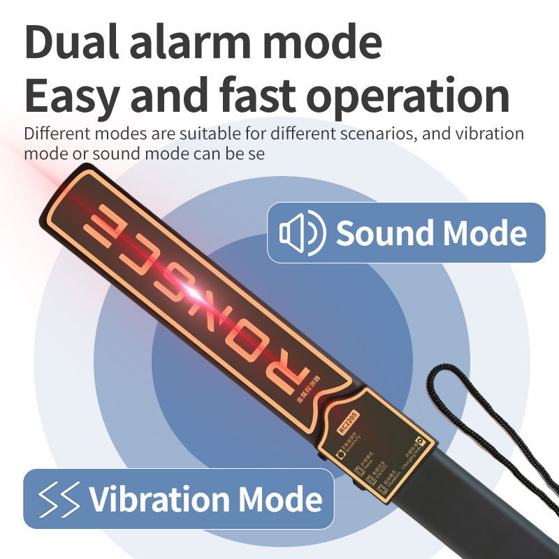 High quality and sensitivity  Detector Handheld Metal Detector Dedicated For Security Inspection In Station Examination Halls