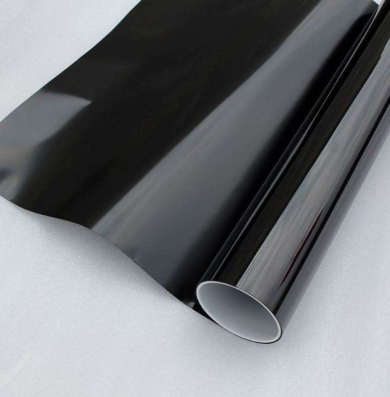 black way mirror window film, pet self-adhesive Reflective solar Window Tint for home decoration