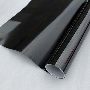 black way mirror window film, pet self-adhesive Reflective solar Window Tint for home decoration