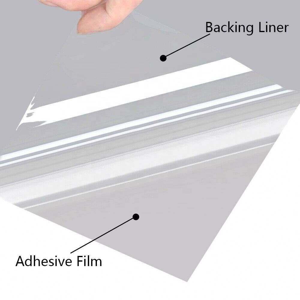 Security Window Film Clear Self-Adhesive Anti Shatter Glass UV Protection 4/8Mil