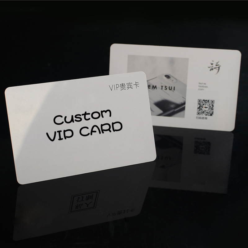 Waterproof luxury PVC membership card personal business Thank you cards