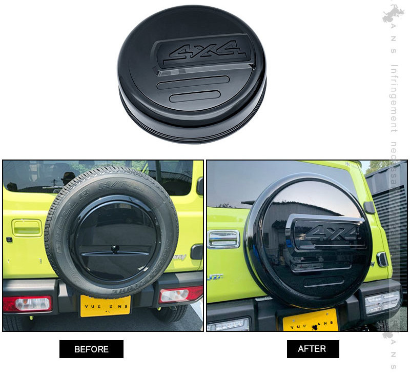 Car Accessories Spare Tire Cover for Suzuki Jimny JB64 JB74 4x4 Wheel Tire Cover