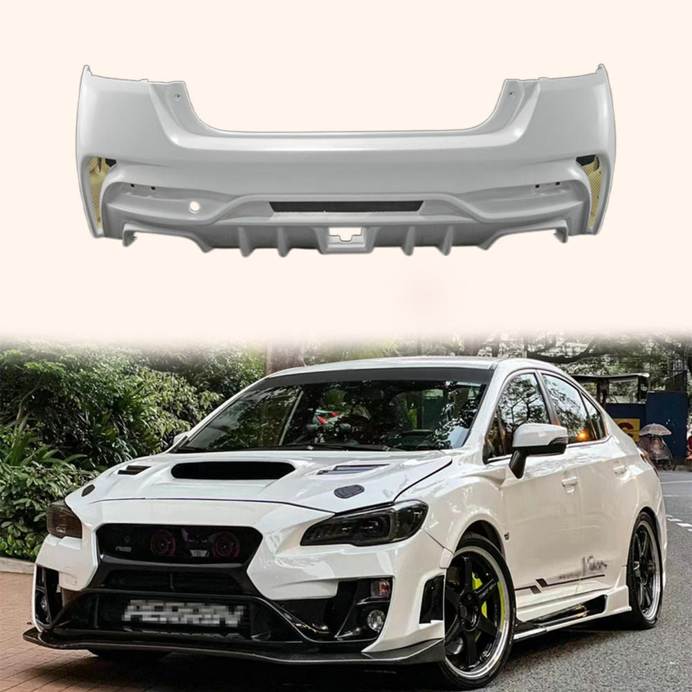 FOR SUBARU Fiber Glass 14-18 Impreza WRX VAB VAF VRS Arising II  Rear Bumper